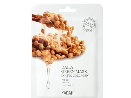 Yadah Daily Green Mask – Natto Collagen – Elasticity Hot on Sale