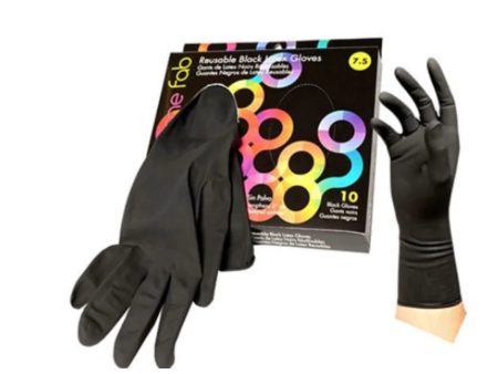 Framar Reuseable Black Latex Gloves - 10pcs Sale