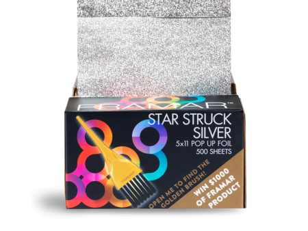 5 x11 Star Struck Silver Pop Up Foil (500 Sheets) Online Sale