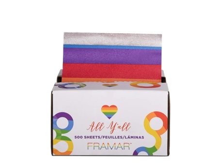 Framar Foil It Embossed - 5x11 Pre-Cut - 500pcs on Sale