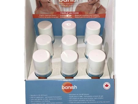 Banish Ingrown Hair 60ml 9pc Display Supply