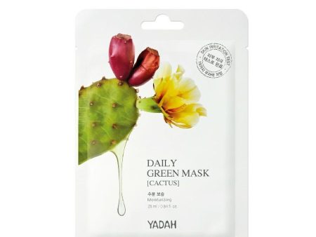 Yadah Daily Green Mask – Cactus – Moisturizing Online Sale