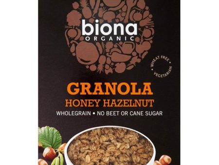 Biona Honey - Hazel Crunchy Granola - No Added Sugar Organic For Cheap