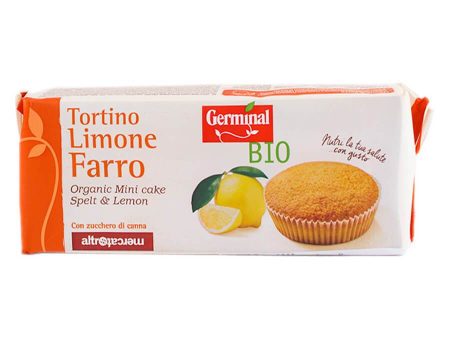 ORGANIC SPELT LEMON MINI CAKE 180G New Fashion