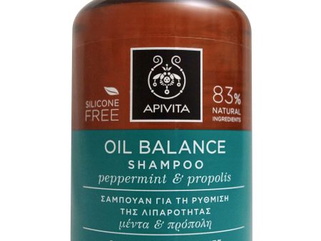 Apivita Oil Balance Shampoo with Peppermint & Propolis 8.45 OZ Online