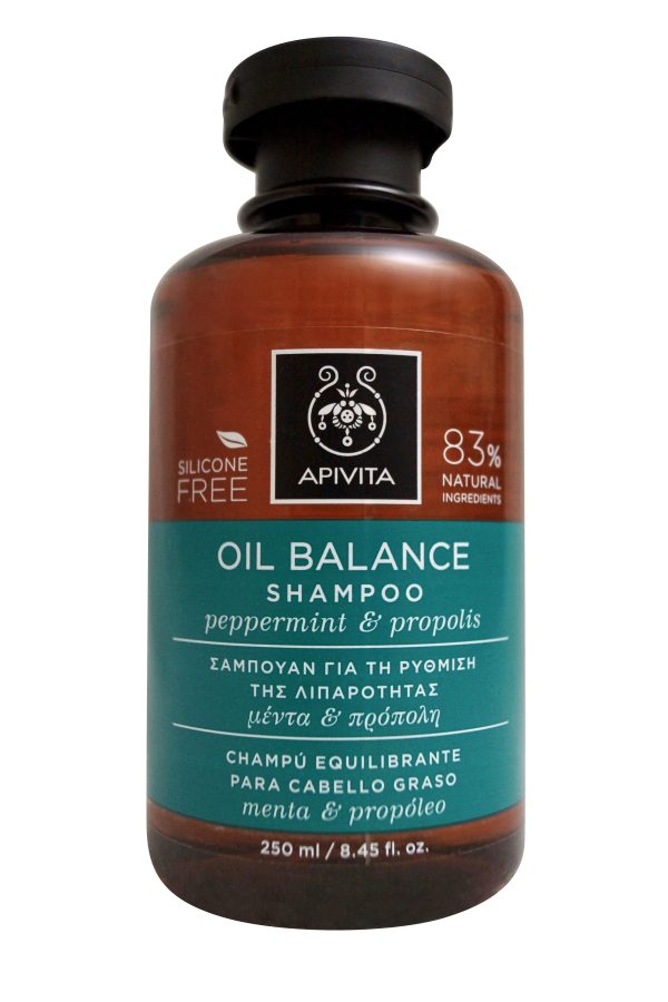 Apivita Oil Balance Shampoo with Peppermint & Propolis 8.45 OZ Online