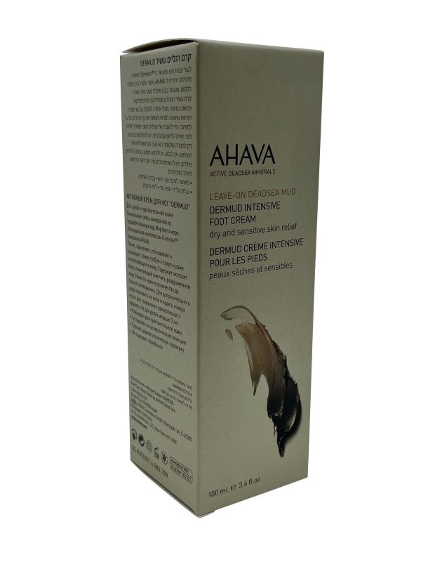 AHAVA Dead Sea Mud Dermud Intensive Foot Cream, 3.4 oz Online Hot Sale