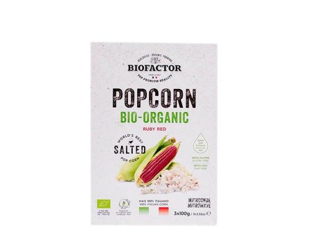 organic microwave ruby red pop corn salted For Sale