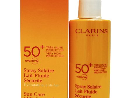 Clarins Sun Care Milk-Lotion Spray Very High Protection UVB UVA 50+ 5.3 Oz Online Sale