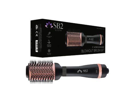 3  INTERCHANGEABLE BLOWOUT BRUSH SET Hot on Sale