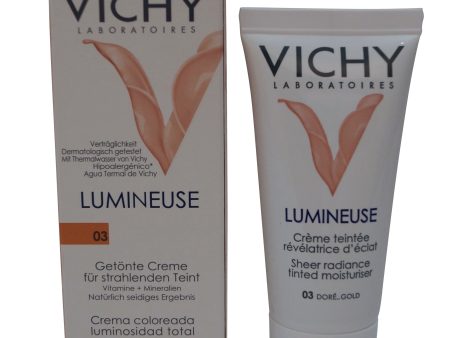 Vichy Lumineuse Sheer Radiance Tinted Moisturiser 03 Gold Dry Skin 30 ml Discount