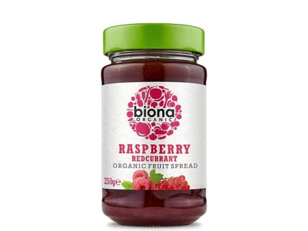 Biona Organic Raspberry Redcurrant Spread 250g For Sale