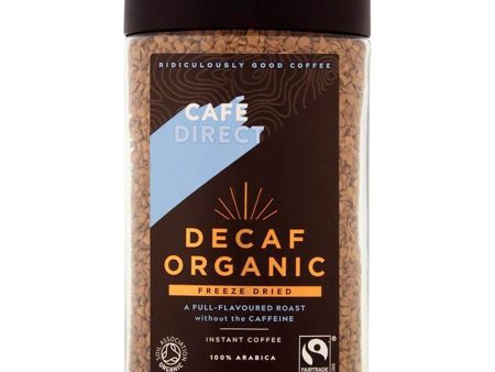 Cafe Direct Fairtrade Freeze Dried Decaf Organic 100g Supply