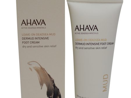 AHAVA Dead Sea Mud Dermud Intensive Foot Cream, 3.4 oz Online Hot Sale