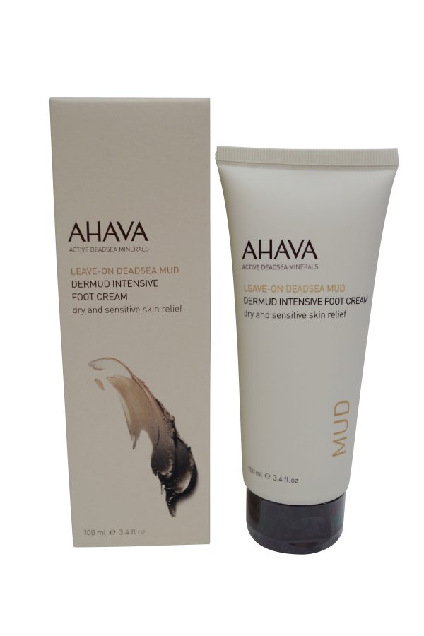 AHAVA Dead Sea Mud Dermud Intensive Foot Cream, 3.4 oz Online Hot Sale