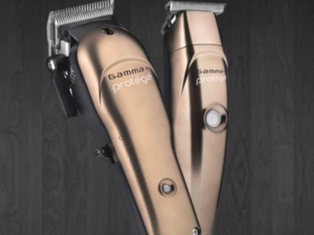 Gamma+ Protégé Trimmer Clipper Combo - Gunmetal Hot on Sale