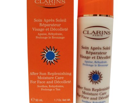 Clarins After Sun Replenishing Moisture Care for Face and Decolette 1.7 oz Cheap