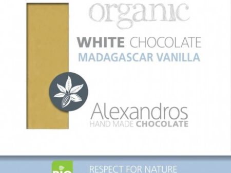 Organic Chocolate White Madagascar Vanilla 90g Hot on Sale