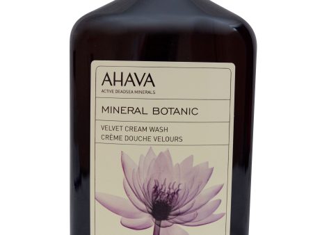 AHAVA Mineral Botanic Velvet Cream Wash Lotus & Chestnut 500 ml Supply