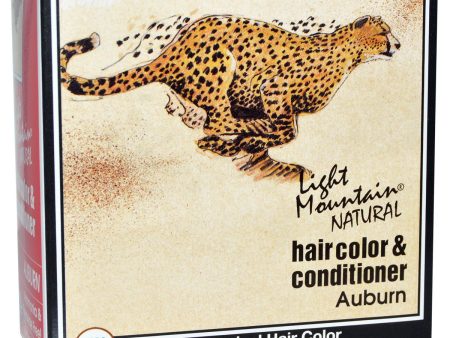 LIGHT MOUNTAIN - Hair Color and Conditioner Auburn - 4 oz. (113 g) Discount