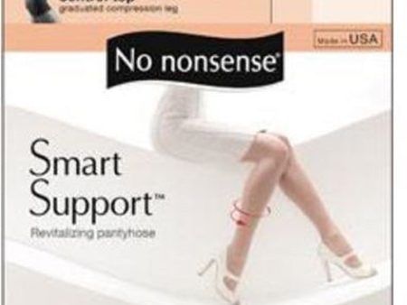 NO NONSENSE - Smart Support Control Top Pantyhose Bare Bisque Size C - 1 Pair Online Hot Sale