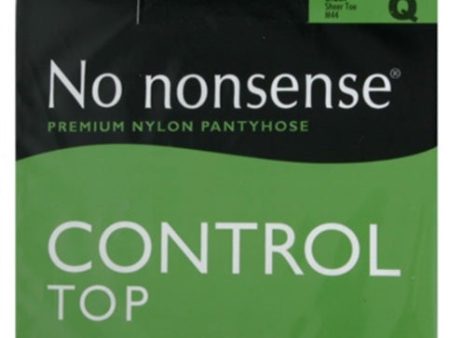 NO NONSENSE - Control Top Pantyhose Size Plus Off Black - 1 Pair Cheap