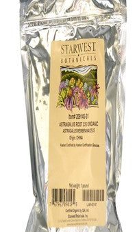 STARWEST - Organic Astragalus Root Cut & Sift - 1 lb Online now