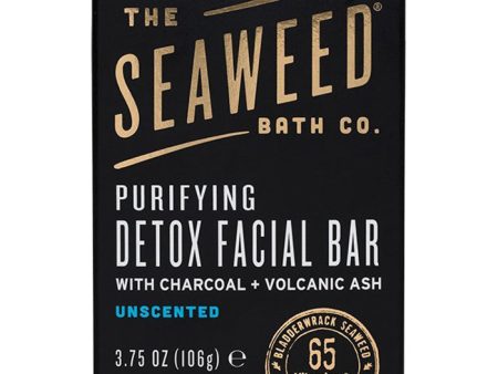 SEAWEED - Purifying Detox Facial and Body Soap Bar - 3.75 oz. (106 g) Online now