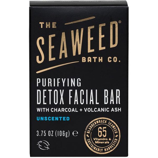 SEAWEED - Purifying Detox Facial and Body Soap Bar - 3.75 oz. (106 g) Online now