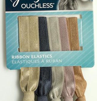 GOODY - Ouchless Tieback Neutral Ribbon Elastics - 5 Count on Sale