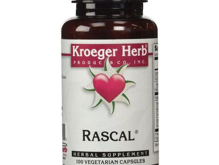 KROEGER - Rascal - 100 Vegetarian Capsules For Cheap