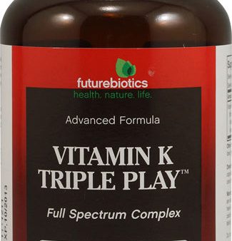 FUTUREBIOTICS - Vitamin K Triple Play - 60 Capsules For Sale