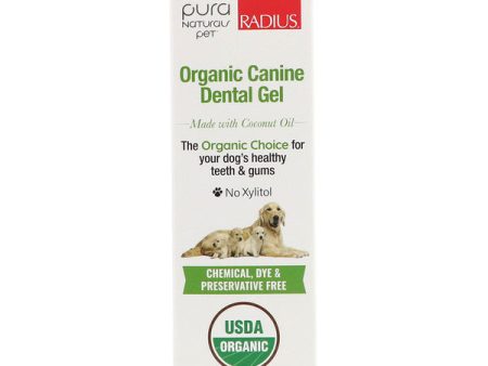 RADIUS - Organic Canine Dental Gel - 3 oz (85 g) Online