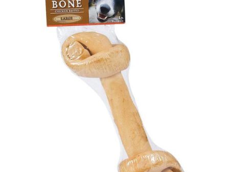 HARTZ - Dental Rawhide Roundknot Bone 9  Chicken - 1 Bone For Sale