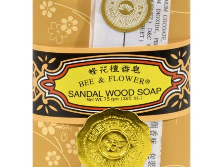 BEE & FLOWER - Bar Soap Sandalwood - 2.65 oz. (75 g) Online