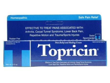 TOPRICIN - Pain Relief and Therapeutic Healing Cream - 2 oz. Tube Supply