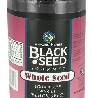 AMAZING HERBS - Black Seed Gourmet Whole Seed - 16 oz. (453 g) Hot on Sale