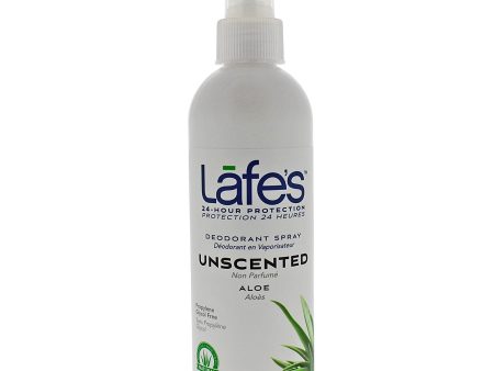 LAFES - Deodorant Spray Unscented, with Aloe Vera - 8 oz. (236 ml) For Sale