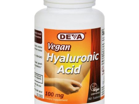 DEVA - Vegan Hyaluronic Acid 100 mg - 90 Tablets For Discount