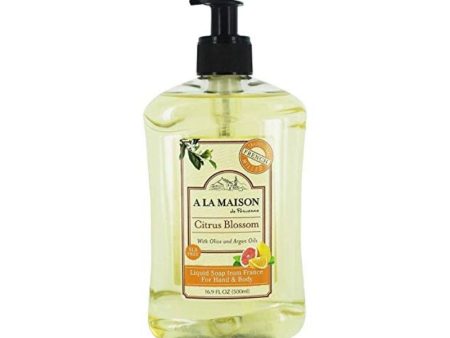 A LA MAISON - Citrus Blossom French Liquid Soap - 16.9 fl oz (500 ml) Online Sale