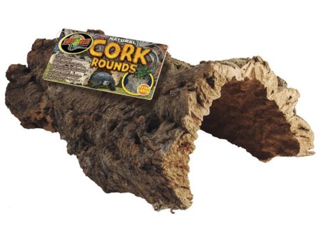 ZOO MED - Natural Cork Bark Round X-Large 11 - 14  length 9-13  diameter Supply