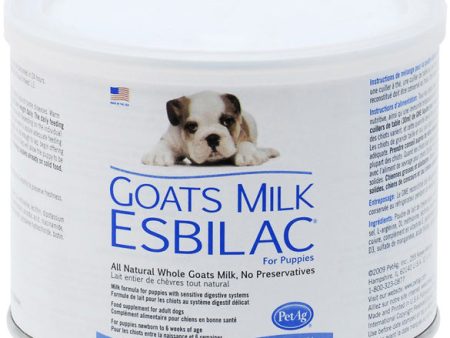 PET AG - Goats Milk Esbilac Milk Replacer Powder for Puppies - 5.25 oz. (150 g) Supply