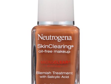 NEUTROGENA - SkinClearing Oil-Free Liquid Makeup Chestnut - 1 fl. oz. (30 ml) For Sale