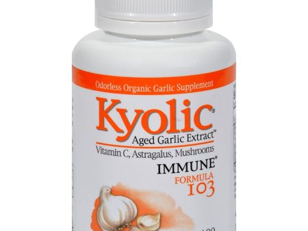 KYOLIC - Aged Garlic Extract with Vitamin C and Astragalus Formula 103 - 100 Capsules Cheap